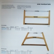 Scies à bûches montées avec monture bois