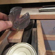 Gabarit d'angle Verit'Alu 30° pour contrôle d'affûtage