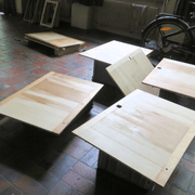 Huilage des demi-tables