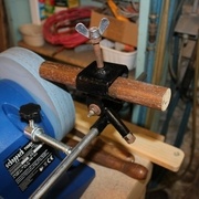 Vérification de l'angle de 45° avec une pige de gros diamètre