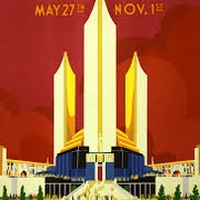 Affiche de l exposition universelle de 1933 a Chicago https://fr.wikipedia.org