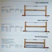 Scie à chantourner, à refendre, de menuisier