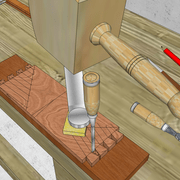 **3/** Entaillage classique .