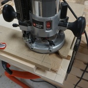 Découpe du montant.