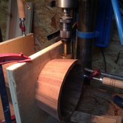 Perçage dutrou tangent de diamètre 50mm