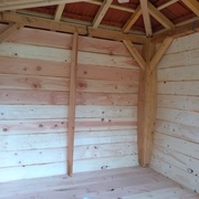 Un angle fini, avec un poteau "caisson" : bien net !