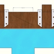 Figure 4 - Muralière zoom coupe sifflet désaboutté