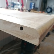 usinage fini, avec utilisation d'un martyr en fin de course