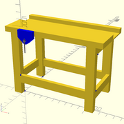 Établi sous OpenSCAD