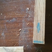 traçage traverse côté du plateau