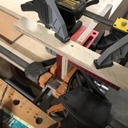 J'ai percé les deux pièces en même temps