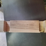 Vue sur les sections de lames pour former les trous de greppe