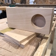 enceinte passive en hêtre