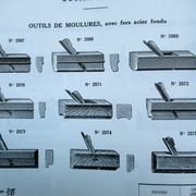 Outils de moulures, Goldenberg 1927