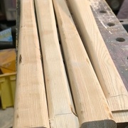 Pieds gainés et arrondis à la défonceuse étape 1