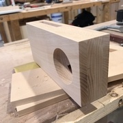 enceinte passive en hêtre