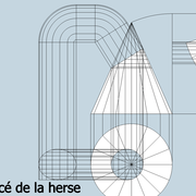 fig 2/ Tracé de la herse de la coupe biaise