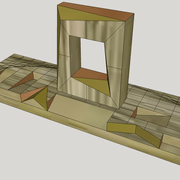 Pièce d’apprentissage en tracés de précision, menues entailles, entaille traversante et emboîtement mâle femelle finie