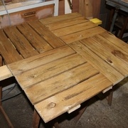 Assemblage des carrés je n'ai pas de photo du dessous on verra plus loin la façon dont c'est réalisé