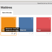 OpenCutList : Sélectionner une matière