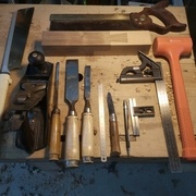 Mon équipe aprés le combat. mon trusquin, timide, manque à l'appel.