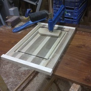 defoncage de l'emplacement de l'ardoise qui reste amovible