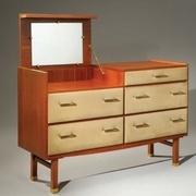 Roger LANDAULT    Commode-coiffeuse 1961 http://catalogue.drouot.com