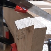 La (future) découpe dans le pied