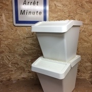 Les 2 anciens bacs Ikea