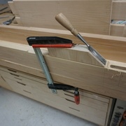 14- coupe précise du biseau .