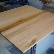 plateau de table en chataignier