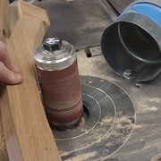 sous la pièce un petit montage avec une pièce ayant l'angle complémentaire