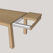 table en bois rectangulaire