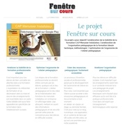 Fenêtre sur cours : site d'amélioration de la lisibilité de la formation CAP Menuisier Installateur.