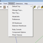 Menu Fenêtre > Préférences