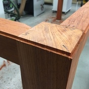 Réalisation d'une feuillure sur tout le contour