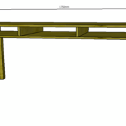 bureau sans les facades de tiroirs