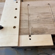 usinage des rainures des portes (fraise queue d'aronde) au T.