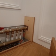 Plaque support, champ plaqué