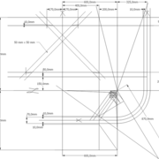 L'épure pratique du tréteau avec dévers de pas  : Mise en page et angle de corroyage!