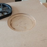 Préparation de la ventilation du PC emabarqué (dessus du caisson)