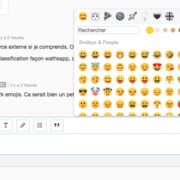 Nouveau sélectionneur d'Emoji