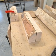 coupe au centre à finir à l'égoïne