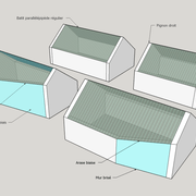 fig 4 Exemples de variations structurelles des maçonneries  par rapport aux pentes de toitures