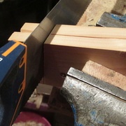 Ma meilleure scie pour tronçonnée, récemment affûtée.