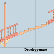 Développement général d étude de l escalier complet .