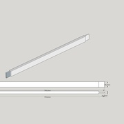 Traverse panneaux décoratif