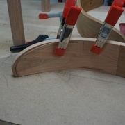 Gabarit de traçage du dossier.