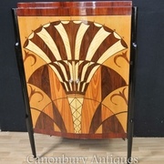 Marqueterie  traditionnelle motif art déco  http://antiquitescanonbury.com/