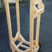 Chariot à bûches de débutant, pour débutant